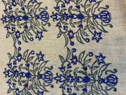 Linen fabric, Fabric by yard, Hand printed fabric, Block Print Fabric, Indian Fabric